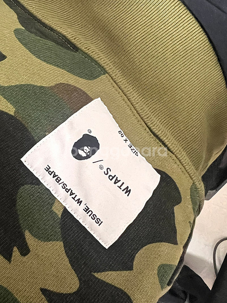 베이프x더블탭스 bape x wtaps 사이즈02--1