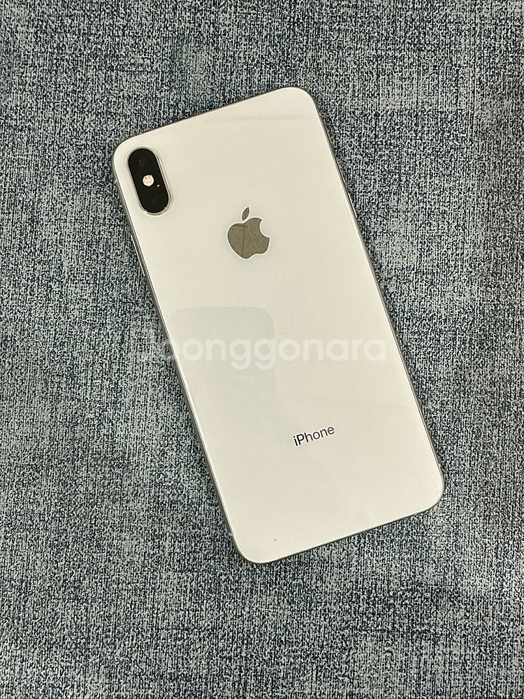 (A급) 아이폰XS MAX 256G 실버 배터리81% 깨끗한폰 35만원 판매해요--1