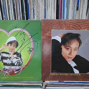 LP - 유현주 1집,2집 싸인반, 김남화 1988 싸인반