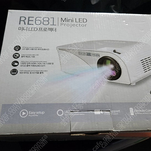 라이트컴스COMS RE-681미니 LED빔프로젝터-48000원