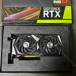 MSI RTX3060 12GB 트윈프로져8 팝니다.