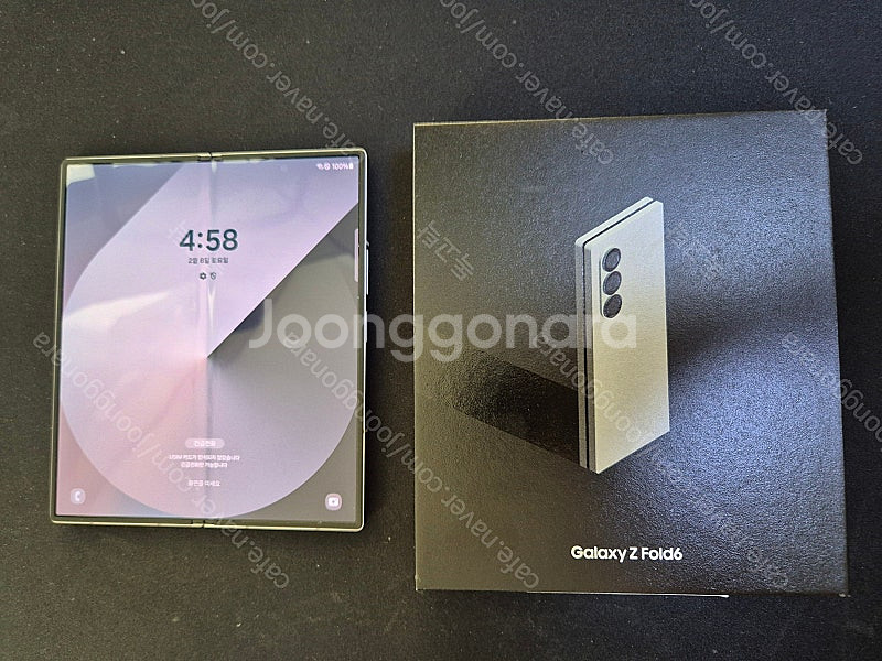 자급제 갤럭시Z폴드6(SM-956N) 실버쉐도우 512...--6