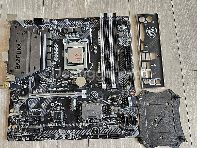 CPU i5 8500, B360M 바주카 메인보드, 써...--0