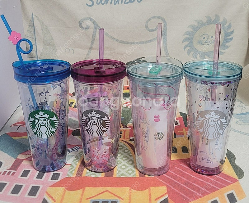 스타벅스 글리터 콜드컵 650ml 세트(새산품)--0