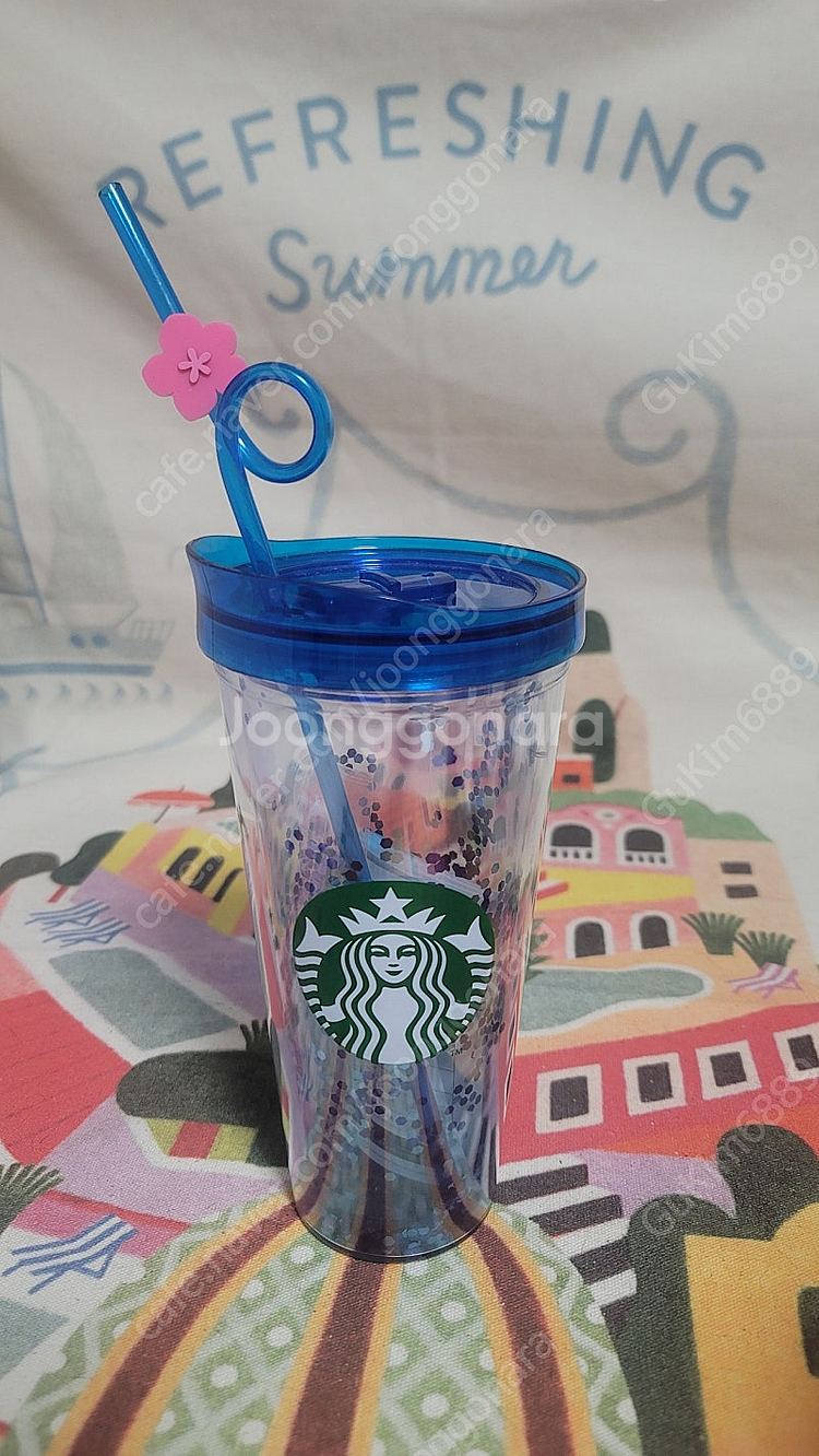 스타벅스 글리터 콜드컵 650ml 세트(새산품)--2