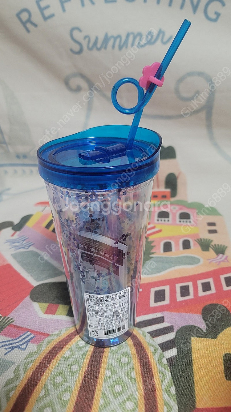 스타벅스 글리터 콜드컵 650ml 세트(새산품)--3