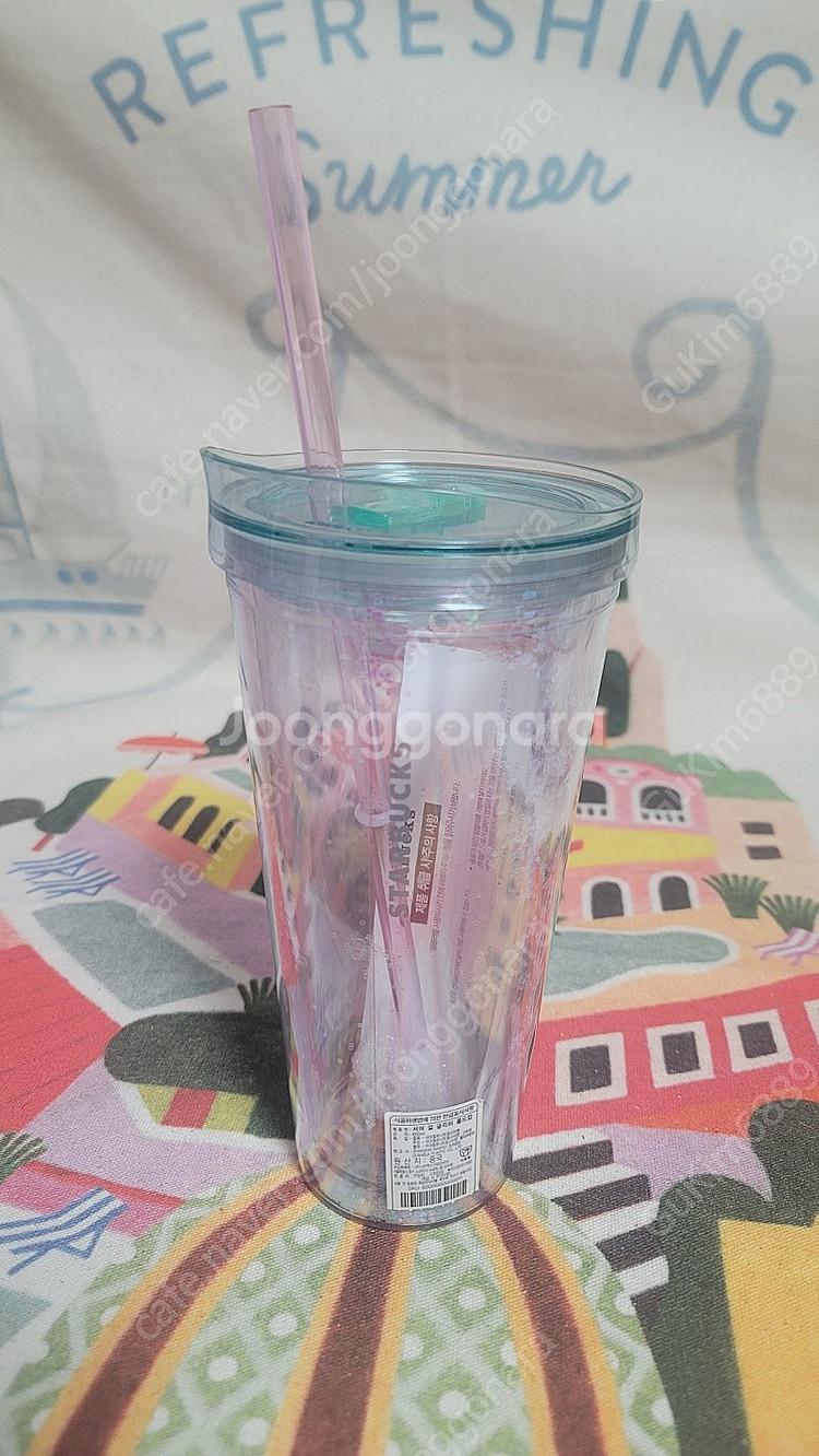 스타벅스 글리터 콜드컵 650ml 세트(새산품)--7