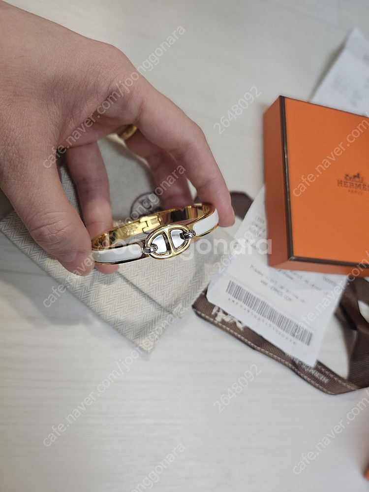 [정품]Hermes 에르메스 샹달팔찌--3