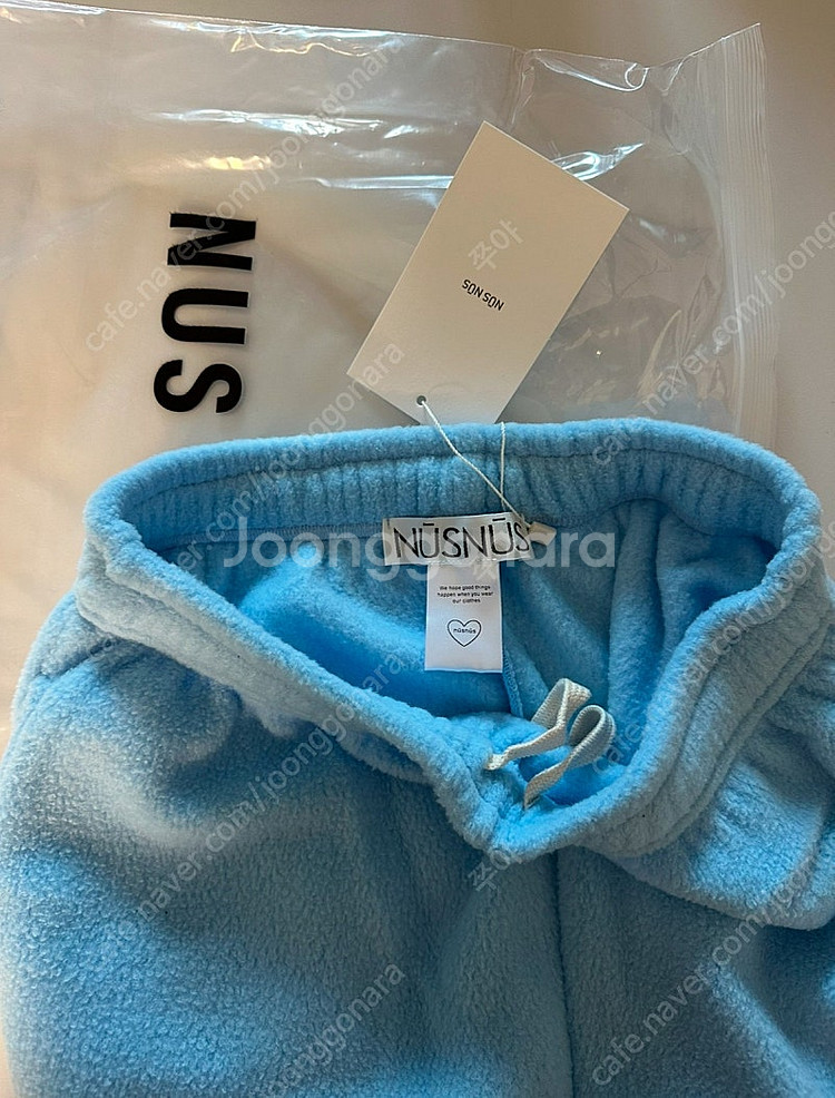 누스누스 플리스팬츠 새상품--3