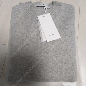 유니온블루 / [V2] CASHMERE WOOL CREWNECK KNIT [MELANGE GRAY] / XL