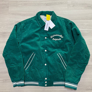 디스이즈네버댓 Originals Corduroy Varsity Jacket Green M사이즈 판매