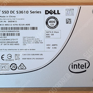 Intel SSD DC S3610 400G 2.5" SATA (SSDSC2BX400G4R)