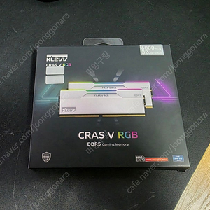 ESSENCORE KLEVV DDR5-6000 CL30 CRAS V RGB 화이트 패키지 서린 (32GB(16Gx2)) 팝니다.