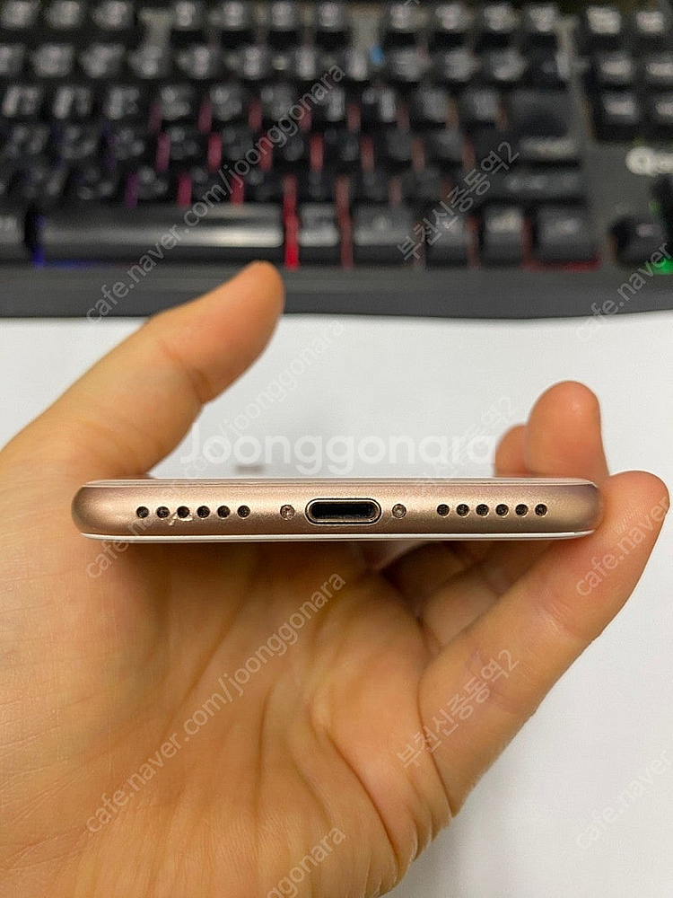 033293 아이폰8 로즈골드 AA급 64GB 무잔상 배터리성능100% 인스타 16만 부천--6