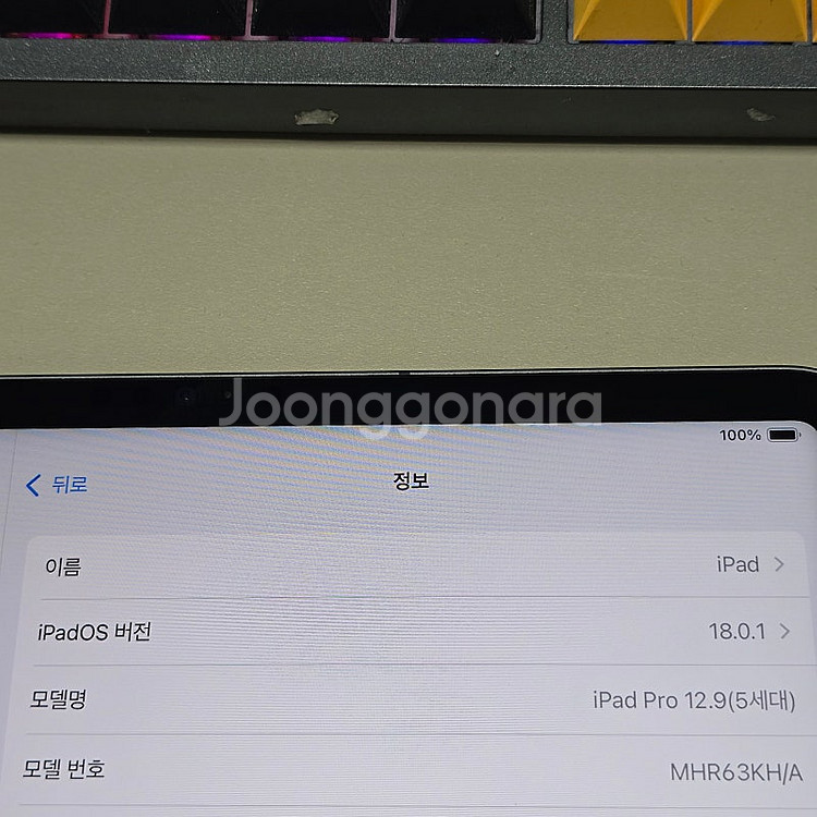 아이패드 프로 12.9 5세대 256GB 셀룰러 단품 ...--3
