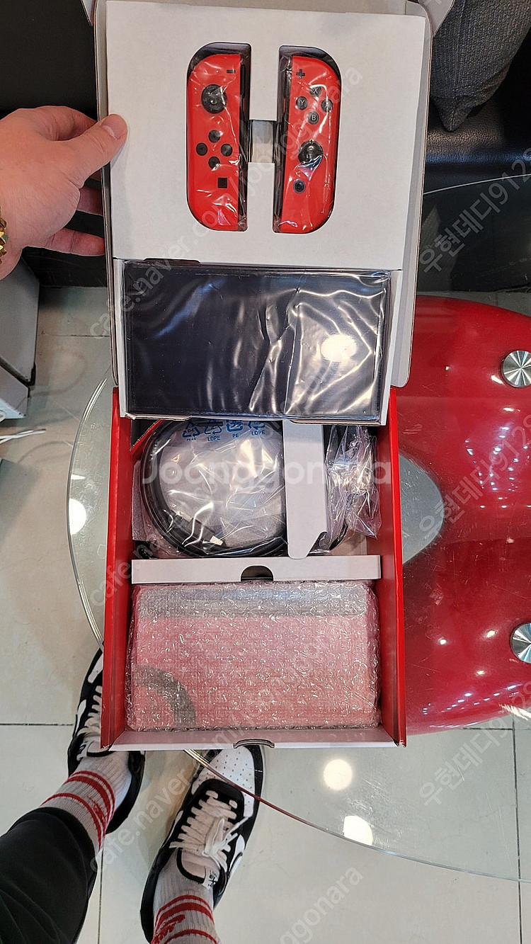 닌텐도스위치oled s급 마리오에디션 한정판--0