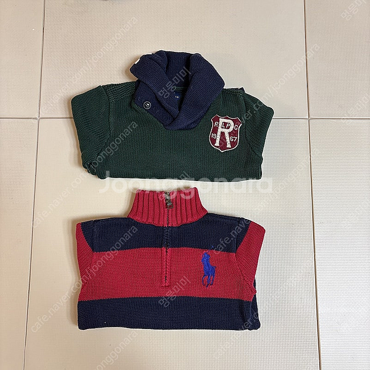 남아 폴로 키즈 polo kids 니트 집업 3T 10...--0