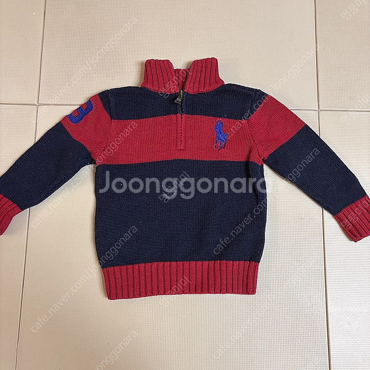 남아 폴로 키즈 polo kids 니트 집업 3T 10...--1