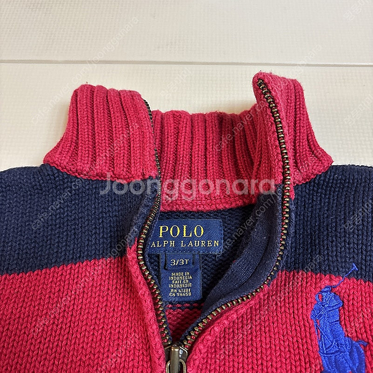 남아 폴로 키즈 polo kids 니트 집업 3T 10...--2