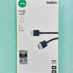 벨킨 belkin HDMI 2.1 8K 2M 케이블