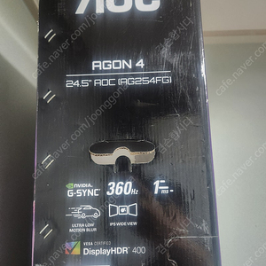 알파스캔 agon4 ag254fg 찐싱크 ips hdr400 360hz