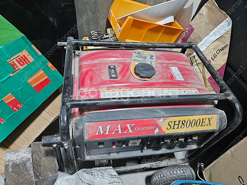 SH8000EX 발전기ㅡ한번도사용 안한 새상품 입니다 ...--0