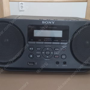 소니 붐박스 sony ZS-RS60BT 블루투스 cd 라디오(부품용)