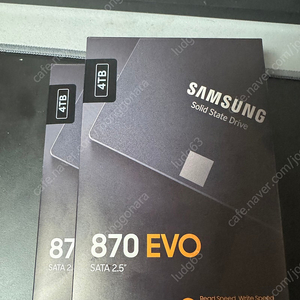 미개봉 삼성 870 EVO SSD 4TB 2개