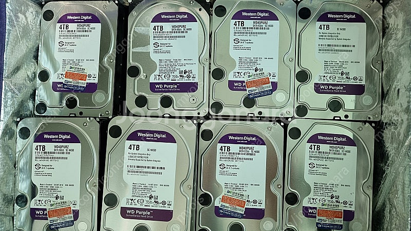 하드디스크 4TB, 3TB 중고 HDD 판매합니다.--0
