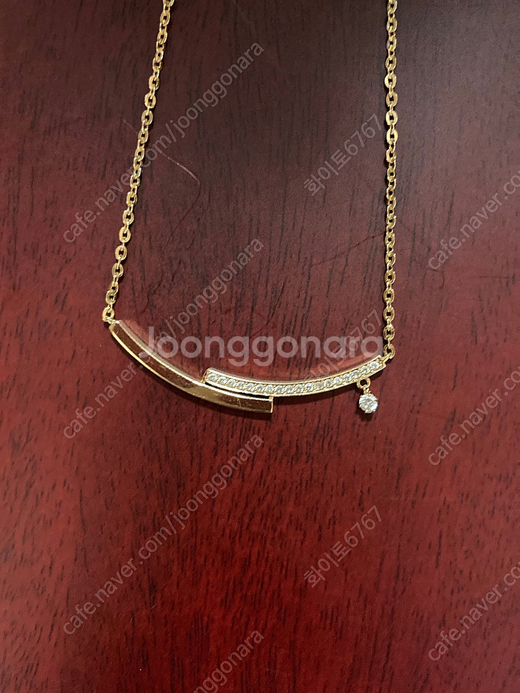 18k 티파니st 목걸이 길이46cm--0