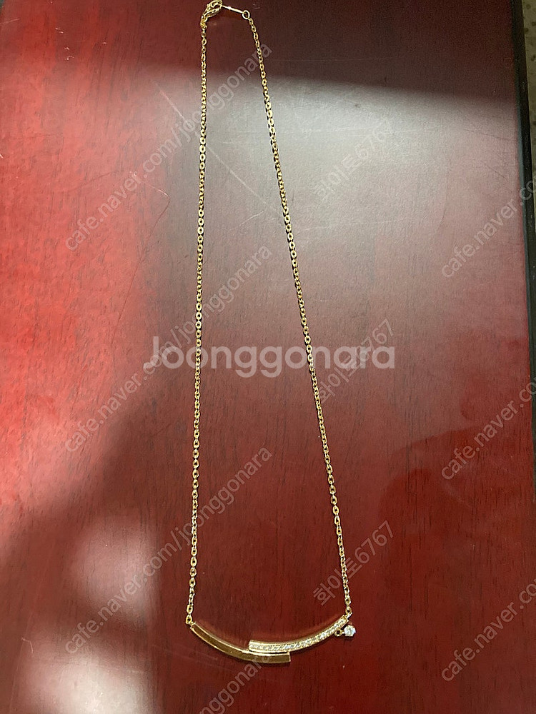 18k 티파니st 목걸이 길이46cm--1