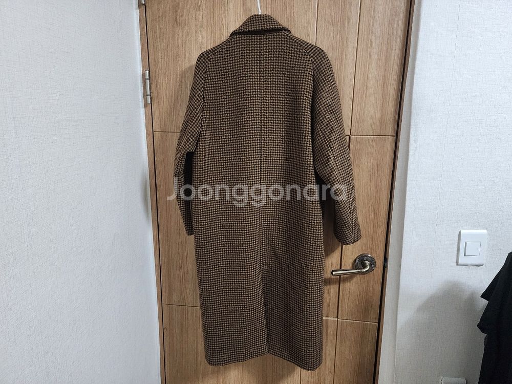 (F)여성 닐바이피 핸드메이드 체크 더블 코트--3