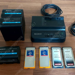 소니 SXS 64gb 메모리카드 , 소니 SXS sd변환 어댑터 , 소니 BP-U60 U30 배터리 , 소니 BC-U1 충전기 팝니다