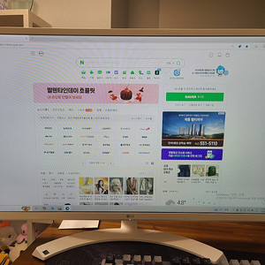 LG 32인치 화이트 IPS 모니터