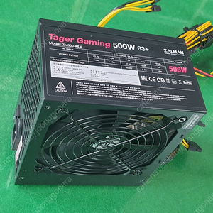 잘만 Tager Gaming 500w 83+