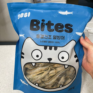 3651 바이츠 동결건조 대용량 고양이 트릿 열빙어트릿 고양이 간식