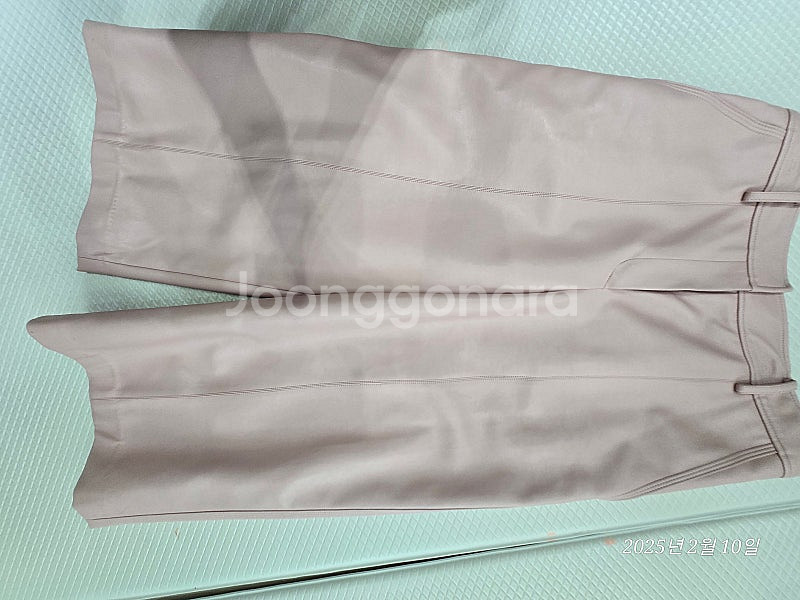 시스템 여성 시스템여성 핑크 가죽바지 [레자]--2