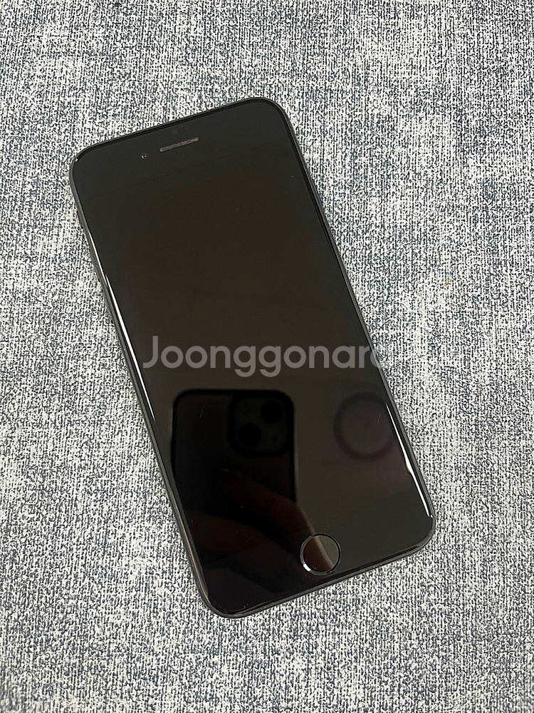 (자급제) 아이폰SE3 128G 블랙 배터리90% 외관...--2