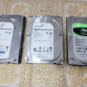 (하드디스크 싸게 판매)─씨게이트(SEAGATE) 1TB, 2TB 3.5 HDD 팝니다