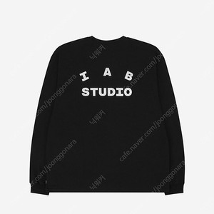 [xxl 2xl] 아이앱 스튜디오 롱슬리브 블랙 - 23FW