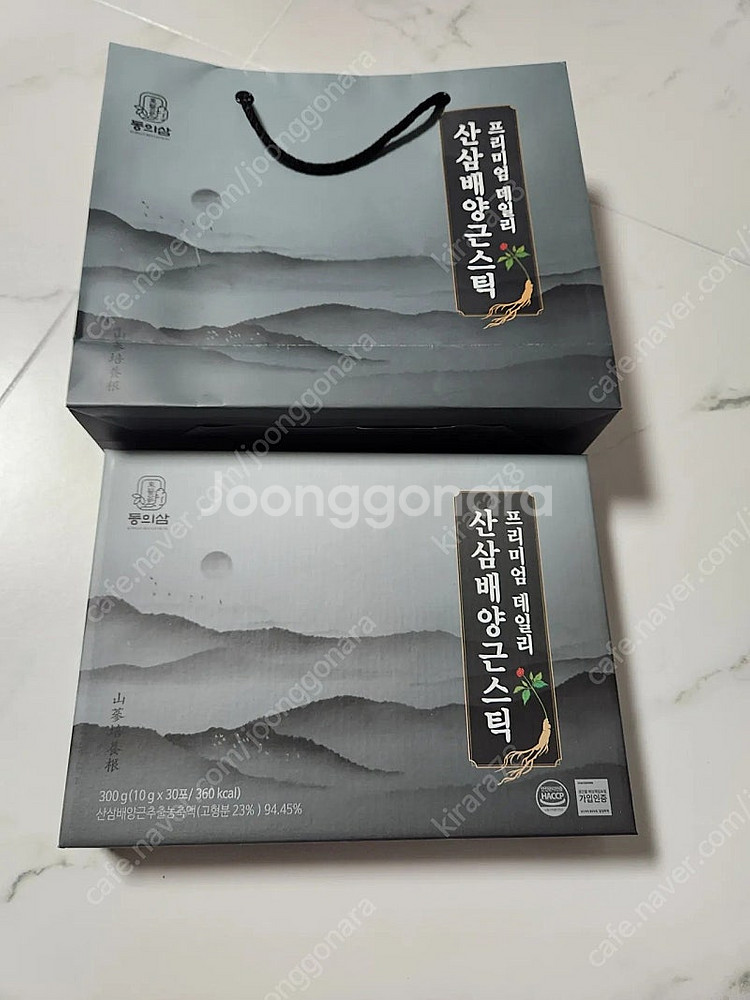동의삼 산삼배양근스틱 판매합니다.--0