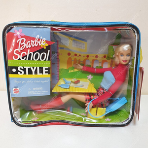 Barbie School Style 2001 55670 Original Packaging Lunchbox (바비)