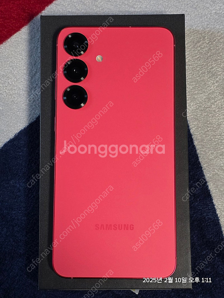 갤럭시 S25+ 플러스 코랄 512gb 판매합니다.--1