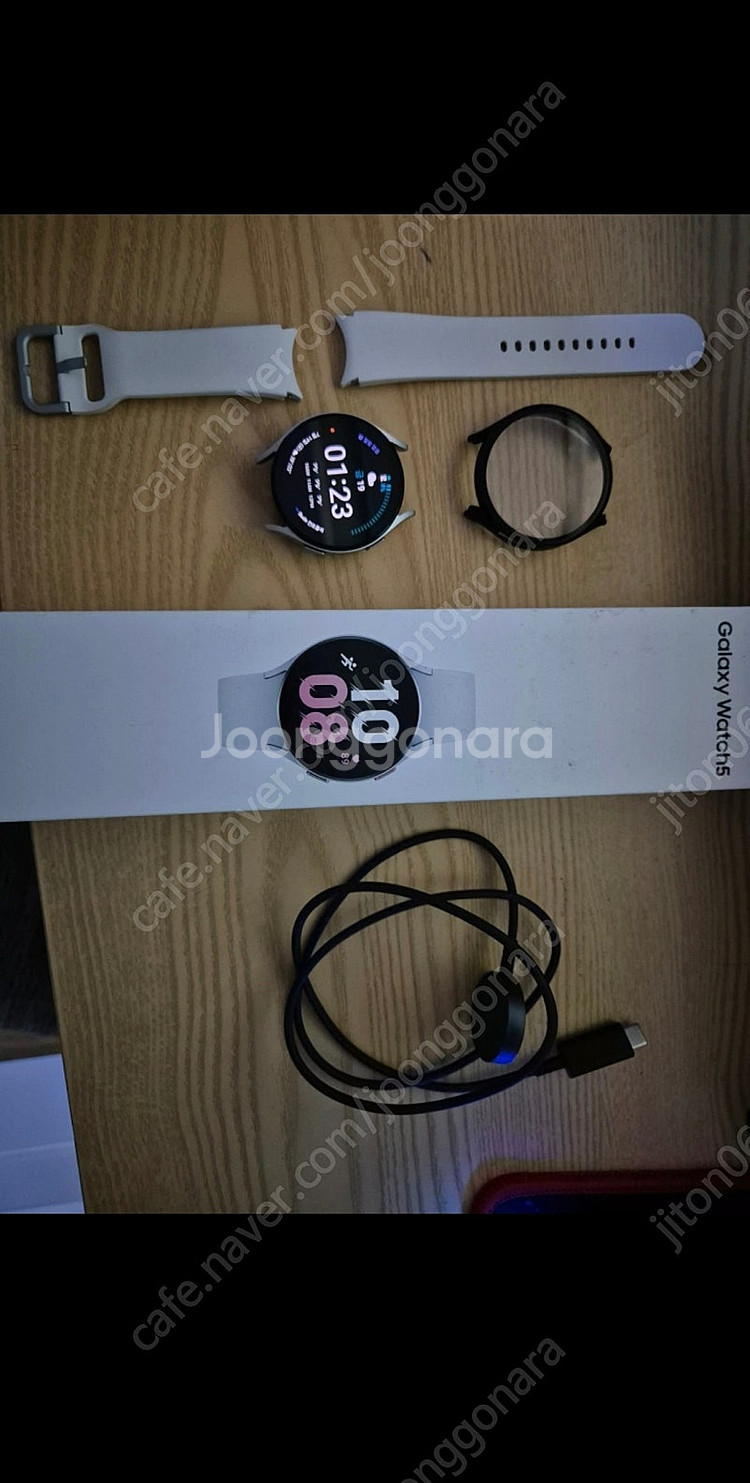 갤럭시워치5 44mm 실버 판매--0