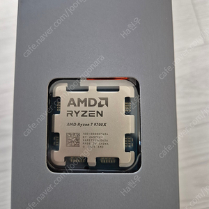 AMD 라이젠 9700X CPU 국내 제이씨현 정품 새제품