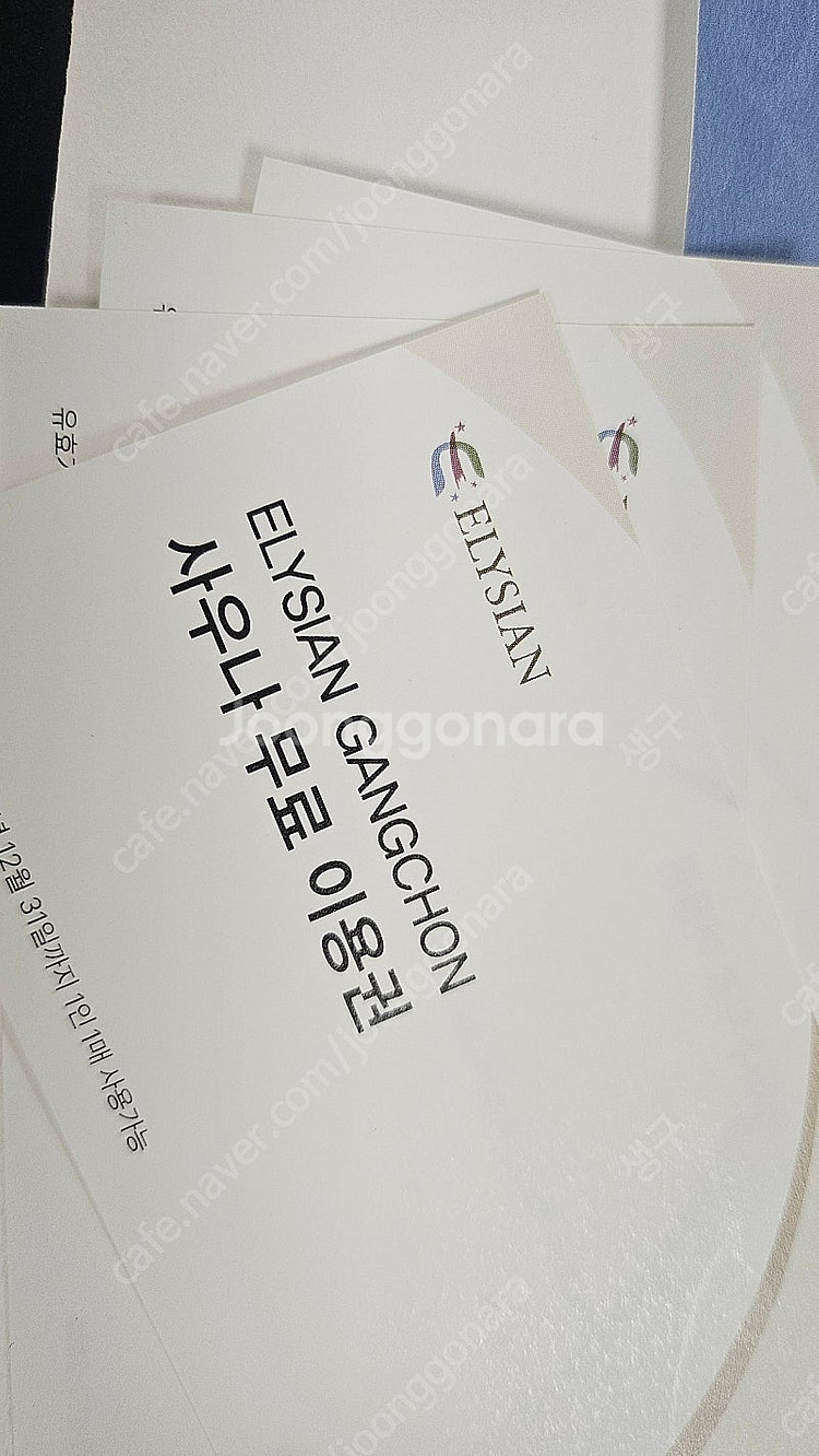 엘리시안 강촌 사우나 이용권 팝니다,--0