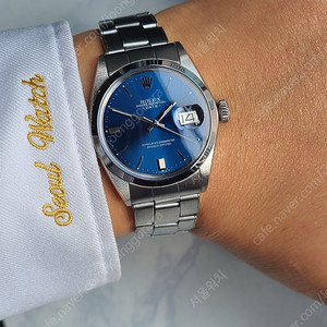 [정품] 롤렉스 오이스터퍼페추얼 데이트 블루 청판 빈티지 (Rolex Oysterperpetual Blue Vintage)