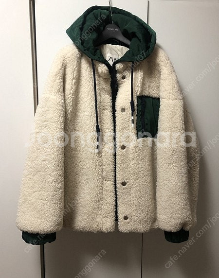 ZARA 자라 에코 시어링 콤비 점퍼(55~66)_2만...--1