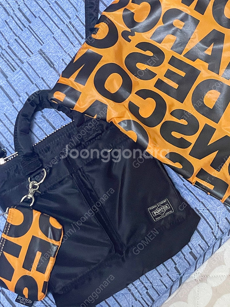 포터 x 꼼데가르송 탱커 헬멧백 xs 블랙--1