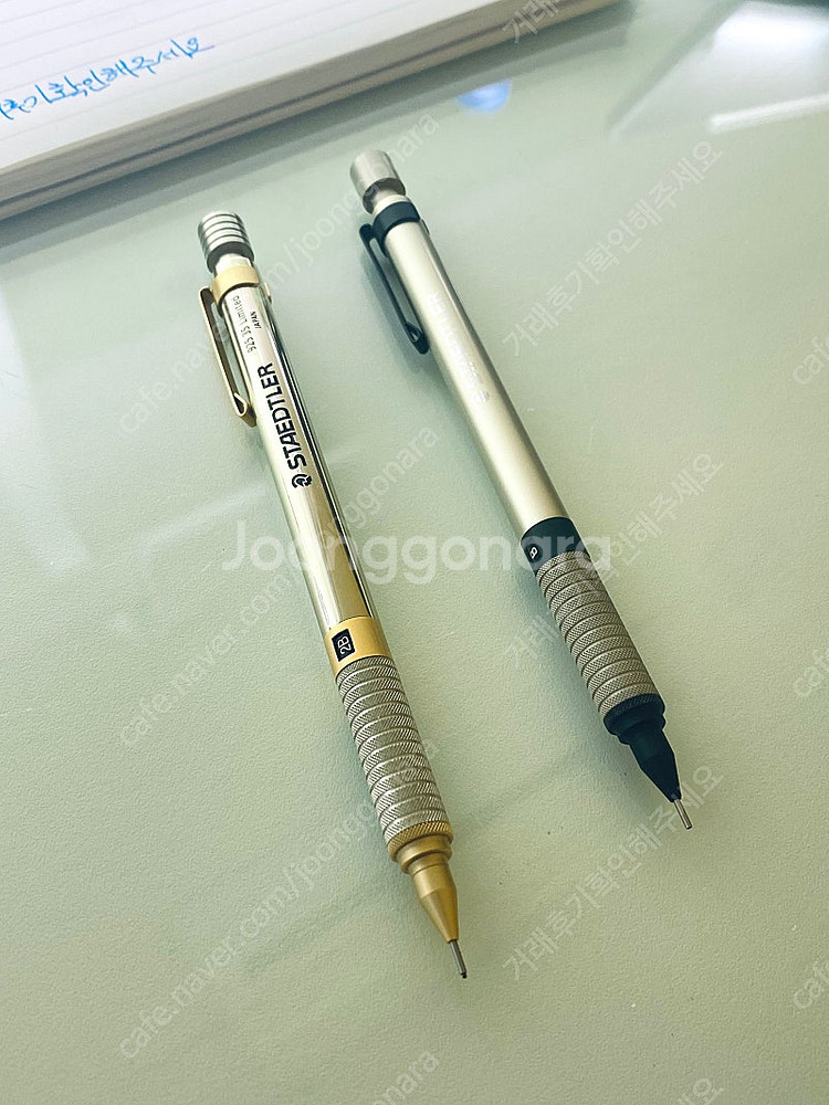 스테들러 도큐핸즈 샴페인골드 & 실버 샤프 0.5mm--2